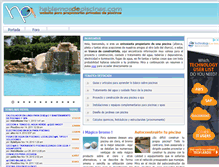 Tablet Screenshot of hablemosdepiscinas.com